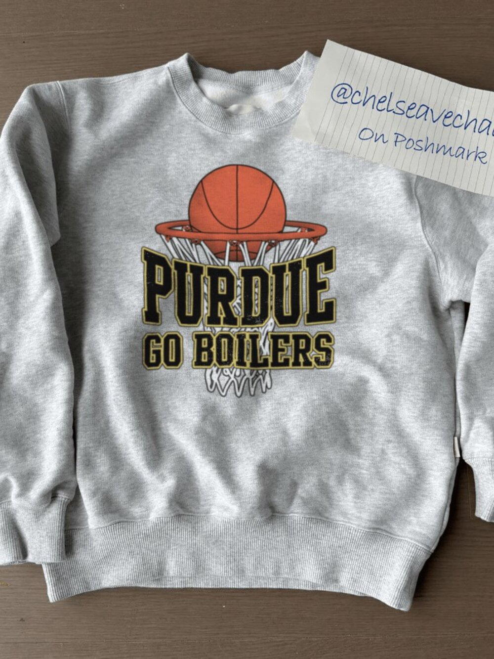 Vintage Purdue Boilermakers Go Boilers Basketball Sweatshirt, Retro NBA Shirt
